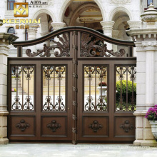 Decorative Modern Power Coated Aluminum Exterior Garden Gate